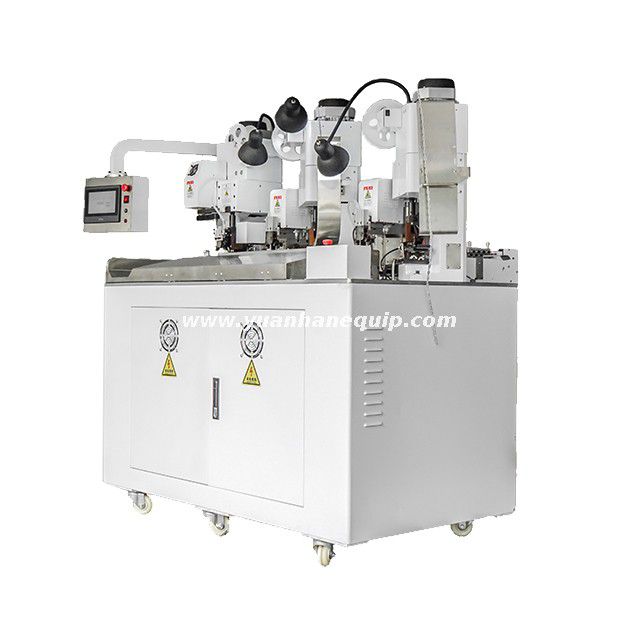 Five Ends Four Wires Combined Terminal Crimping Machine