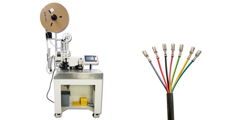 7 Cores Cable Inner Wire Stripping and Crimping Machine 