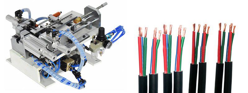 Pneumatic Cable Outer Sheath and Core Wires Stripping Machine 