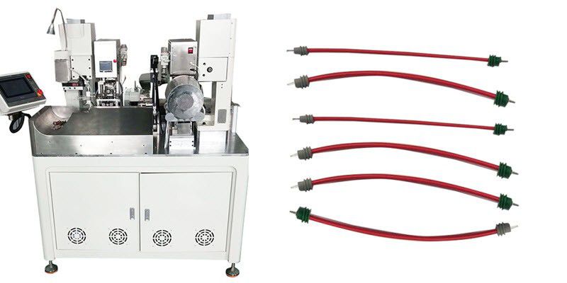 Automatic 2-sided Wire Stripping and Seal-crimp Machine 