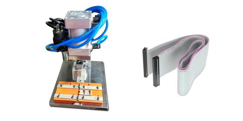 Flat Ribbon Cable IDC Connector Crimping Machine 