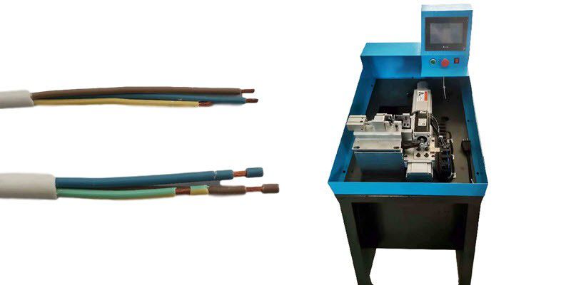 Variable Length Multi-core Cable Stripping Machine