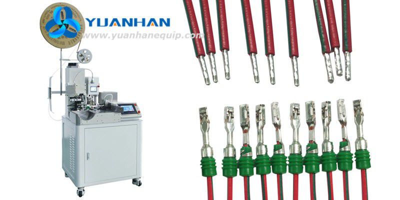 Wire One Side Rubber Seals Loading and Crimping Machine