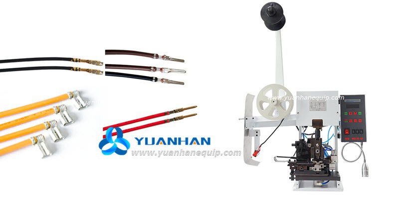 applicator for stripping and crimping machine