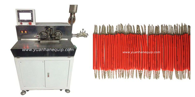 Fully Automatic Wire Stripping Twisting and Tinning Machine 