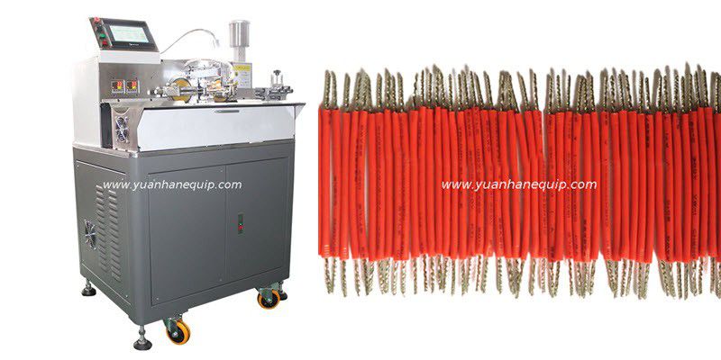Fully Automatic Cable Cut Strip Twist and Double-end Tinning Machine 