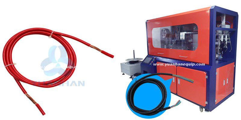 Automatic Cable Cutting Stripping Winding and Tying Machine