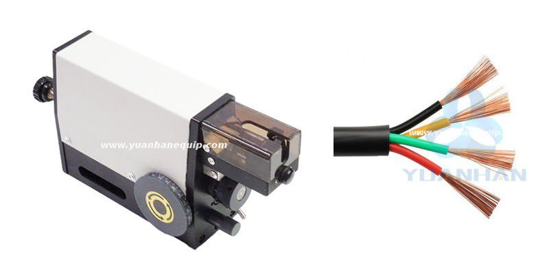 Pneumatic Discrete Wires and Small Multi-conductor Cables Stripping Machine