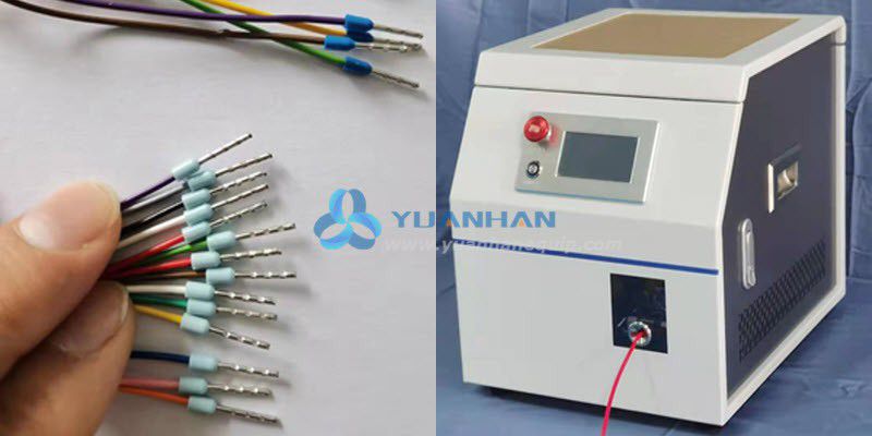 Tube-shaped pre-insulated terminal cold-pressed terminal crimping machine 
