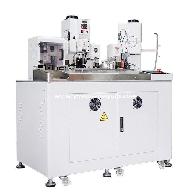 Wire Single End Heat-shrink Tubing Inserting and Terminal Crimping Machine