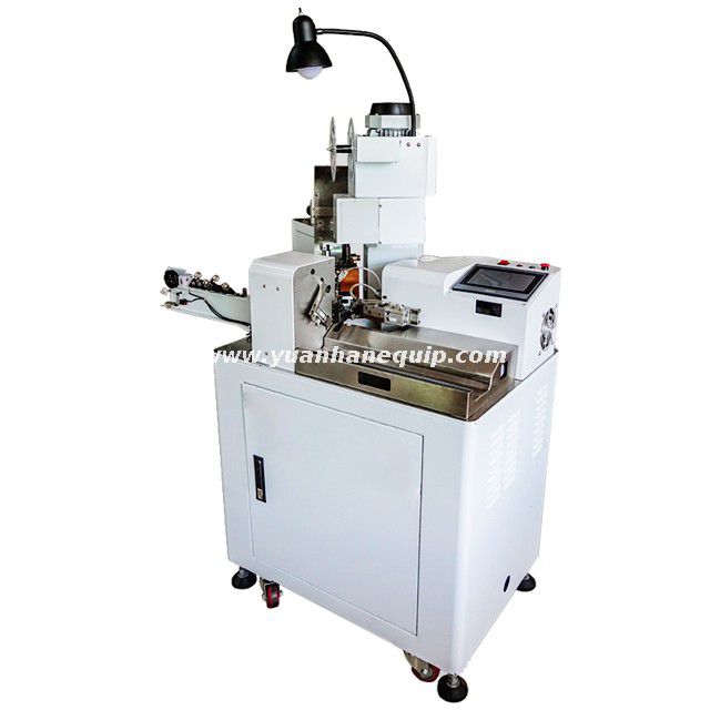 Twin Parallel Wires Stripping and Crimping Machine