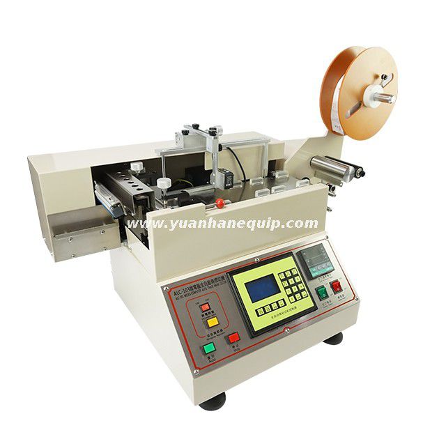 High Speed Clothing Label Cutting Machine with Cold & Hot Knives