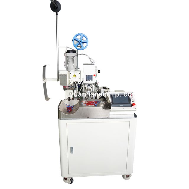 Fully Automatic Wire Rubber Seals Insertion Terminal Crimping Machine