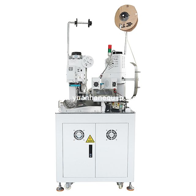 Fully Automatic Crimping and Insulation Sleeves Inserting Machine