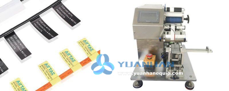 Wire Harness Flag Label Taping Machine 