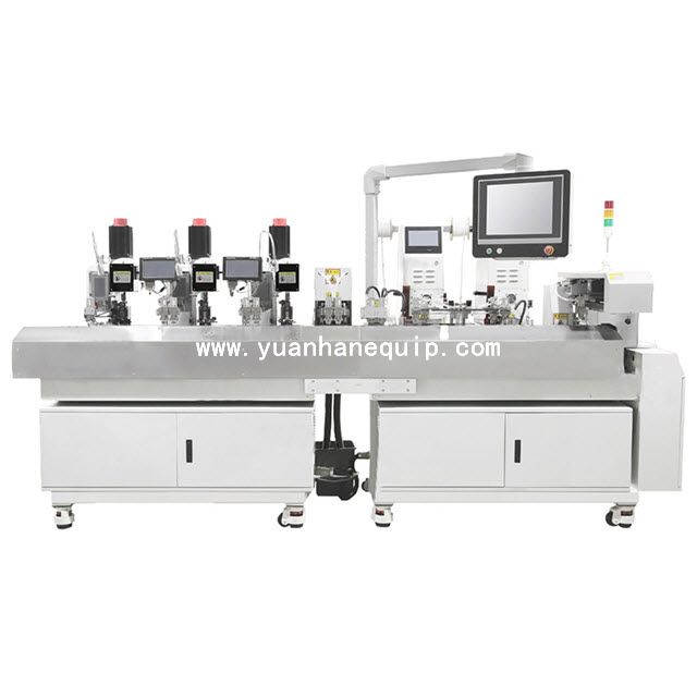 Cable Double-Side Crimping and Number Tube Insertion Machine