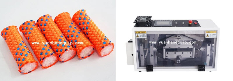 YH-RQ400 Automatic nylon rope cutting machine with hot cutter