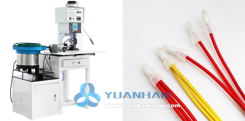Nylon Closed End Cap Insulated Connector Crimping Machine
