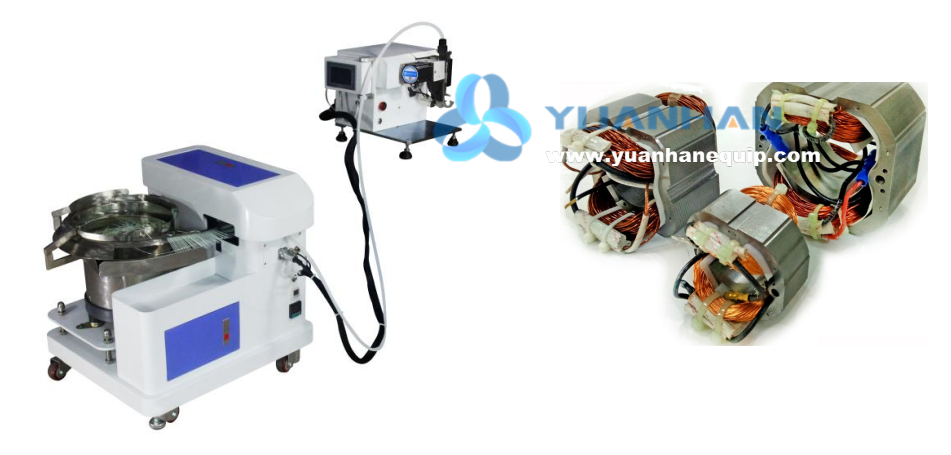 Auto feed tying gun nylon cable tie machine for electric motor stator - Yuanhan 