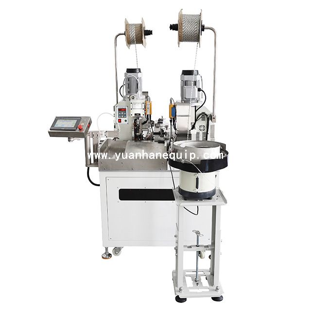 Cable Double-end Terminal Crimping and Insulation Sleeves Inserting Machine 