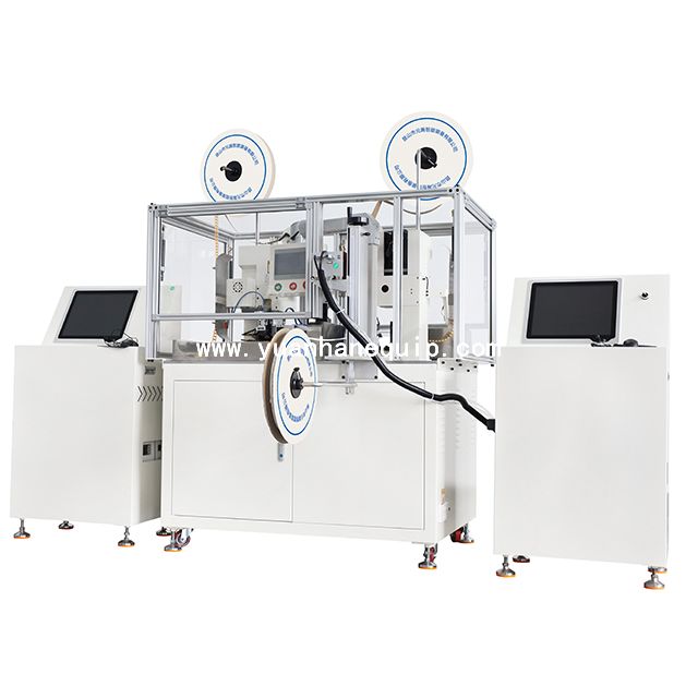Cable Double-end Crimping and Number Tube Insertion and Laser Marking Machine