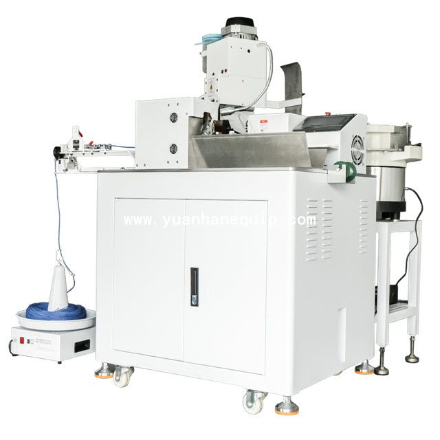 Cable Sleeve Insertion Crimping and Tinning Machine