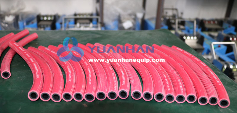 Synthetic rubber hose cutting machine - Yuanhan