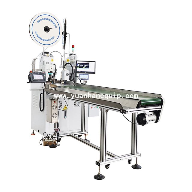 Hot Cutting Stripping and 2-end Crimping Machine