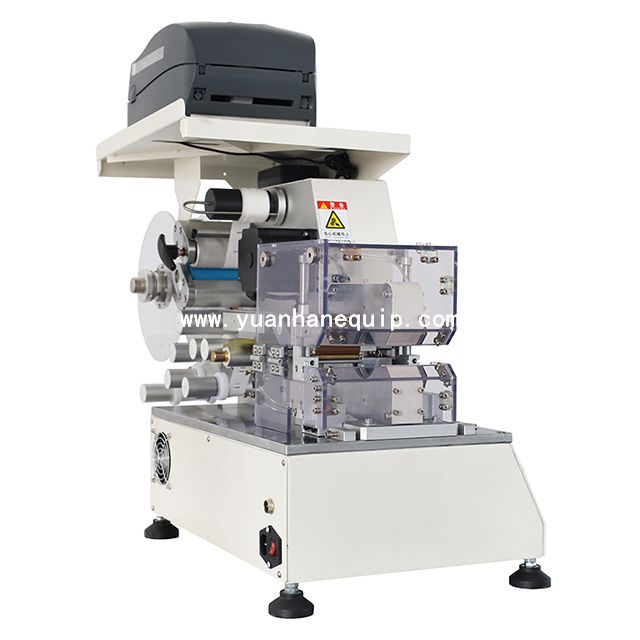 Desktop Label Printing and Applicator Machine for Wire and Cable