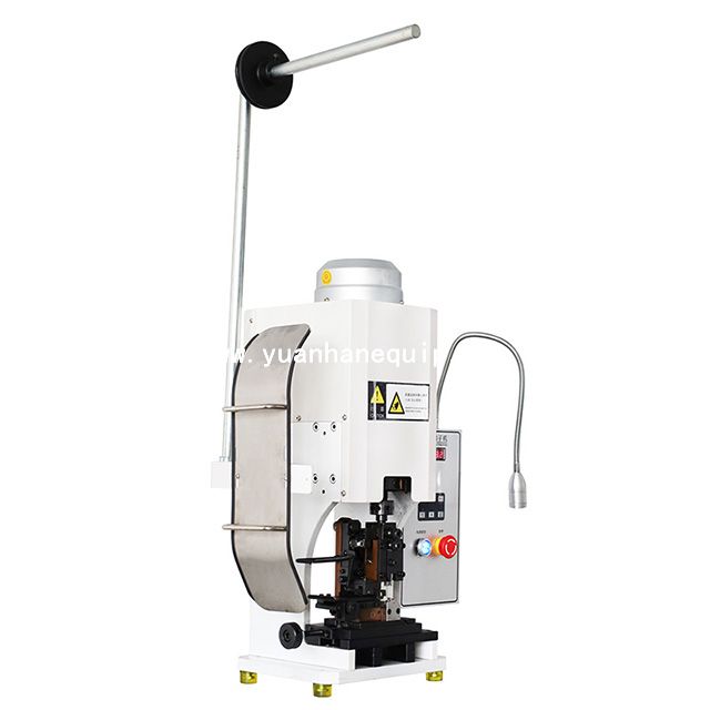 Máquina de crimpagem de cabos semiautomática 2T