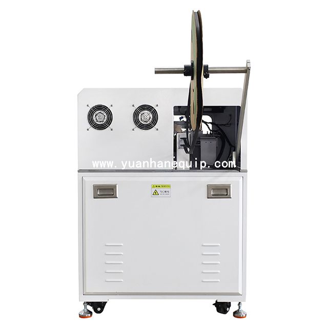 Máquina de inserção e selagem de tubos termoencolhíveis de arame