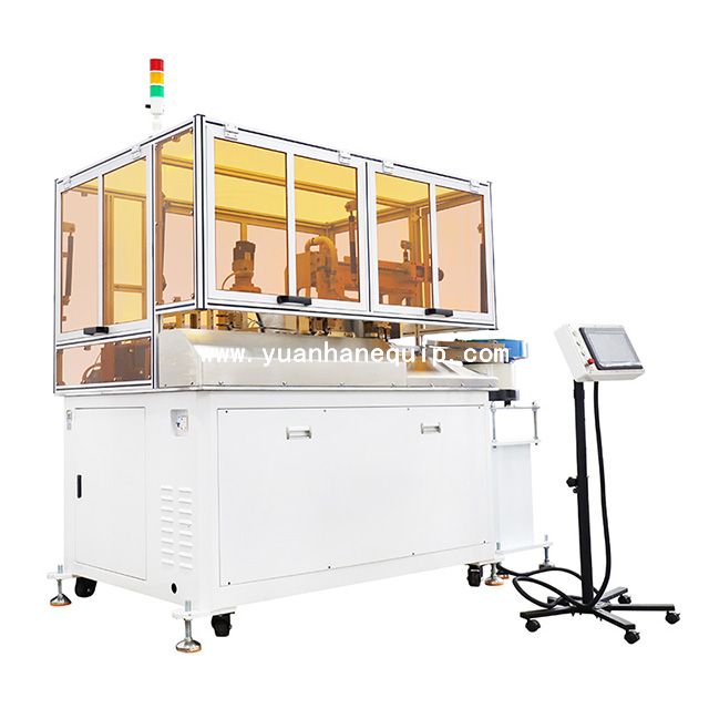 Máquina de crimpagem de conectores tipo picada de dois lados de cabo