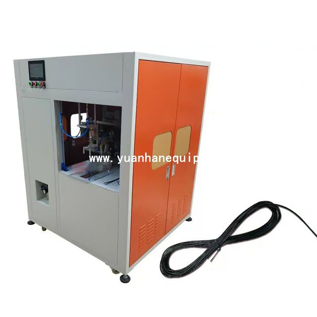 Máquina de enrolamento e empacotamento de 8 formas de corte de fio totalmente automática