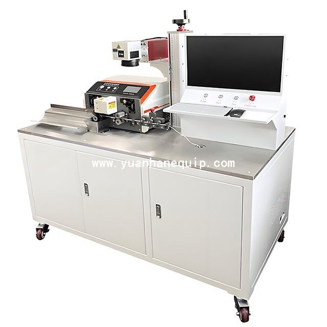 Full Servo Wire Laser Marking and Stripping Machine