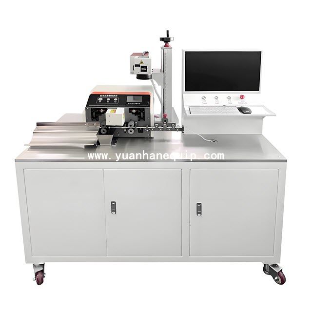Full Servo Wire Laser Marking and Stripping Machine