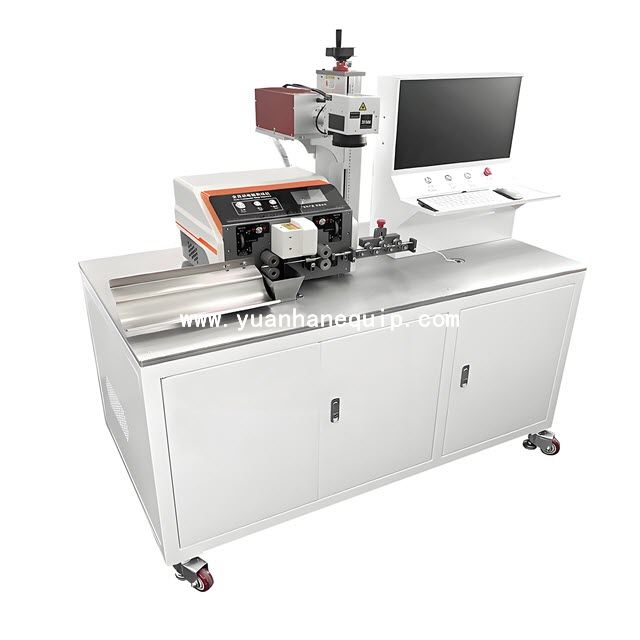 Full Servo Wire Laser Marking and Stripping Machine