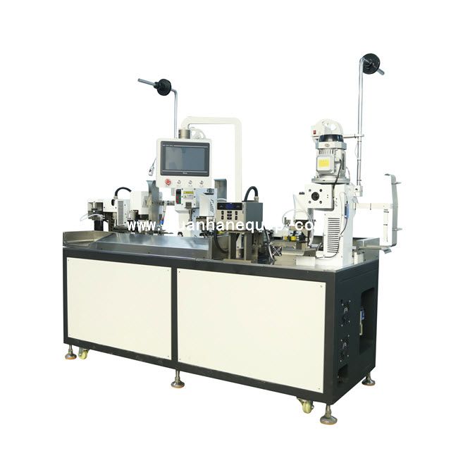 Terminal Crimping and Heat Shrink Tube Inserting Machine