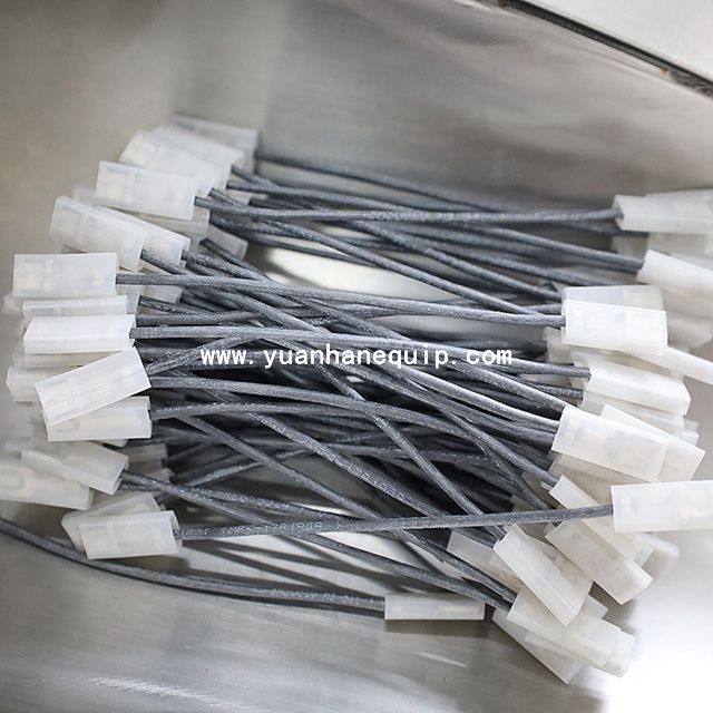 Cable Two Sides Crimping and Protective Sleeves Inserting Machine