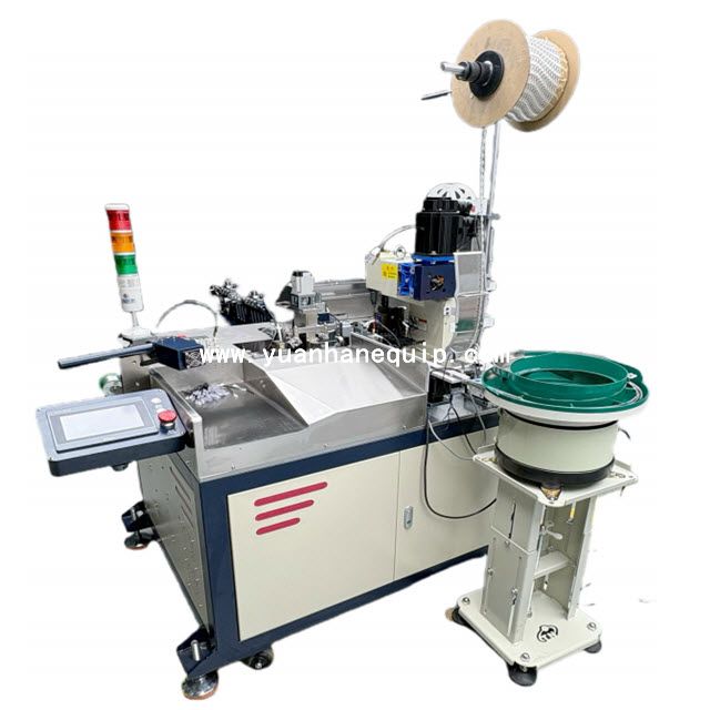 Wire Single End Crimping Protective Sleeves Inserting and Tinning Machine YH-CHTZX01