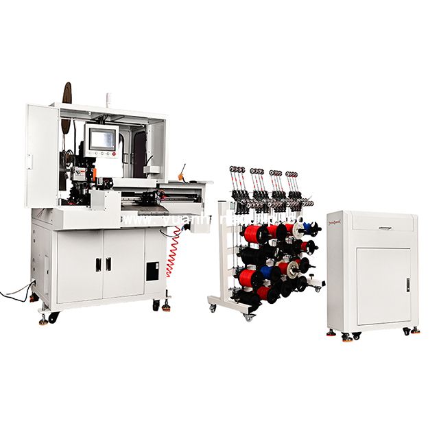 Cable Two Sides Crimping Single End Housing Inserting and Twisting Machine