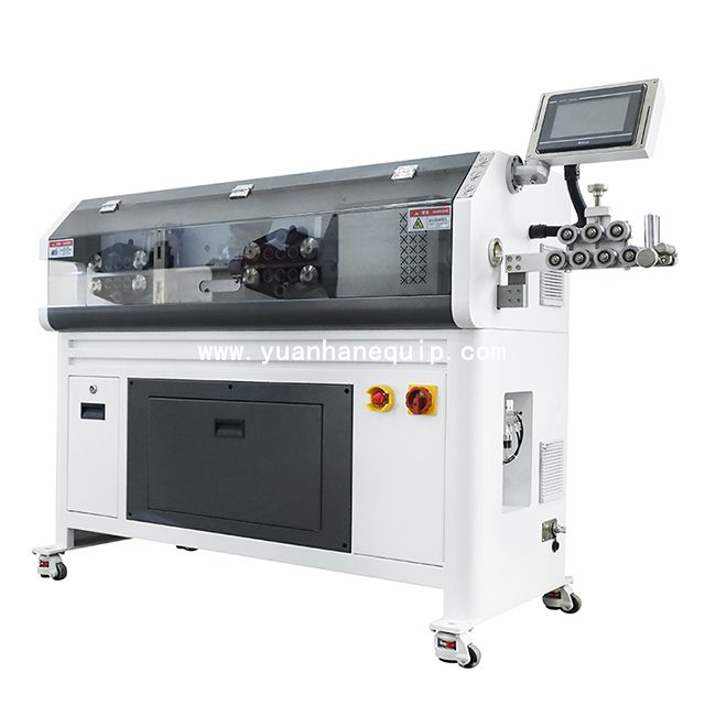 Large Gauge Cable Cutting and Stripping Machine with Rotary Knife