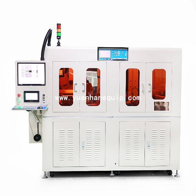 Coax Cable Cutting Stripping Crimping and Soldering Machine