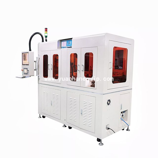 Coax Cable Cutting Stripping Crimping and Soldering Machine