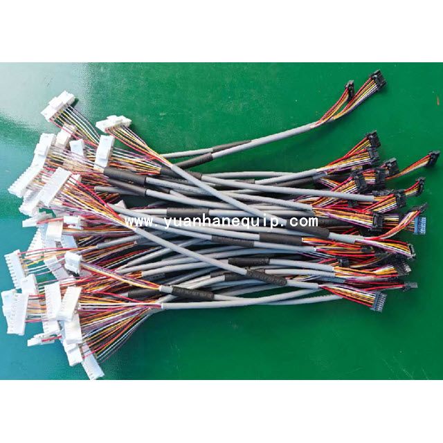 Multi-core Wire Two Sides Shrink Tube Inserting Crimping and Housing Inserting Machine