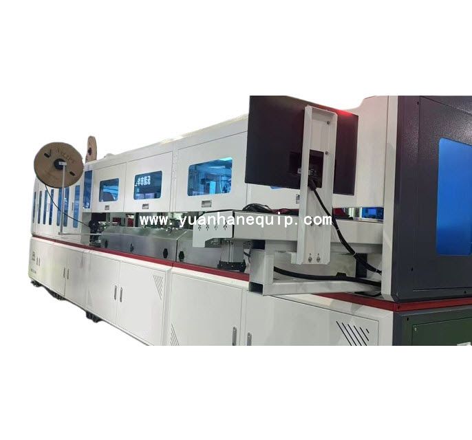 Multi-core Cable Two Sides Heat Shrink Tubing Insertion Terminal Crimping and Housing Insertion Machine