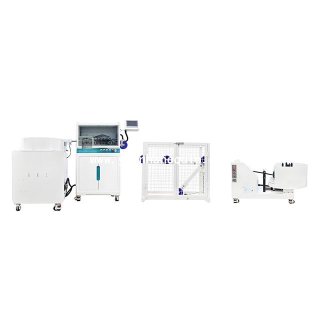 Fully Automatic Oil Hose Cutting Machine with Double Pan Coiler
