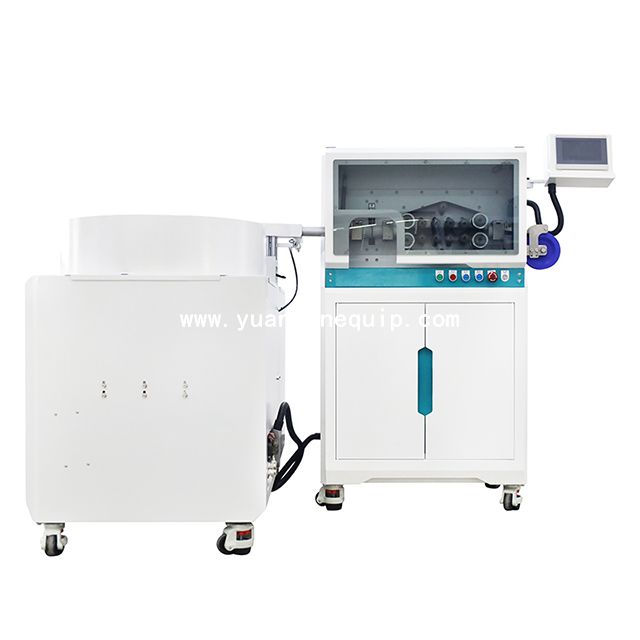 Fully Automatic Oil Hose Cutting Machine with Double Pan Coiler
