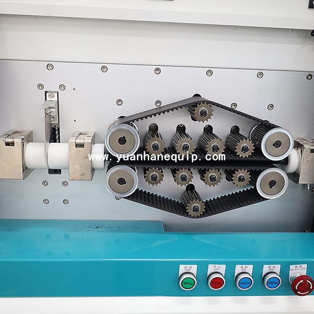 Fully Automatic Oil Hose Cutting Machine with Double Pan Coiler