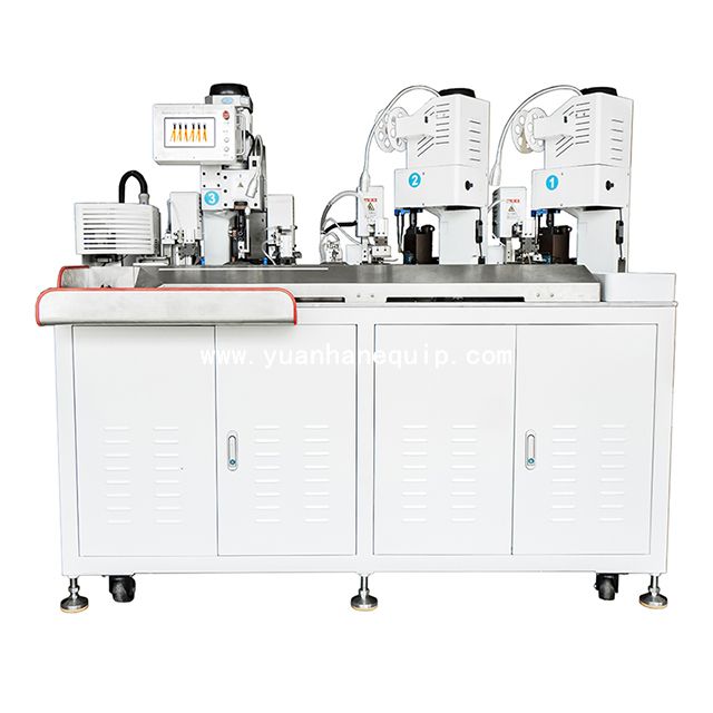 Two-wires Combined Terminal Crimping and Shrink Tube Inserting Machine