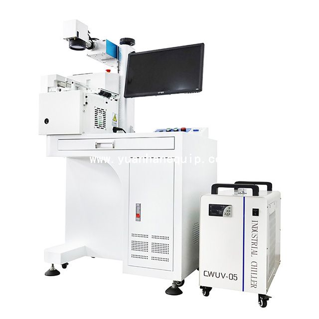 Automatic Tube Cutting and UV Laser Marking Machine